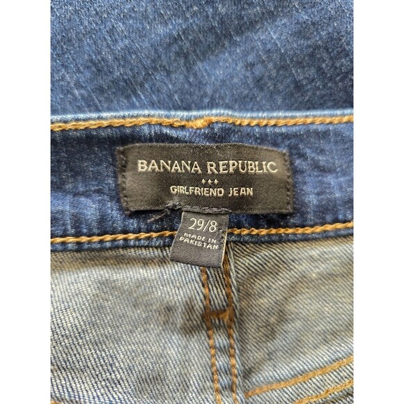 BANANA REPUBLIC GIRLFRIEND JEAN SIZE 29/8 WOMENS BLUE JEANS - Picture 5 of 6